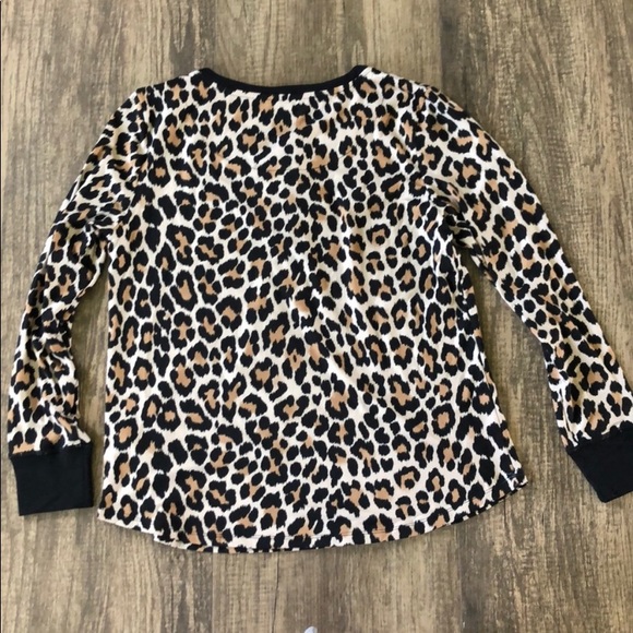 Kate Spade PJ Top- Leopard Print. Size: M, New! - Picture 2 of 3